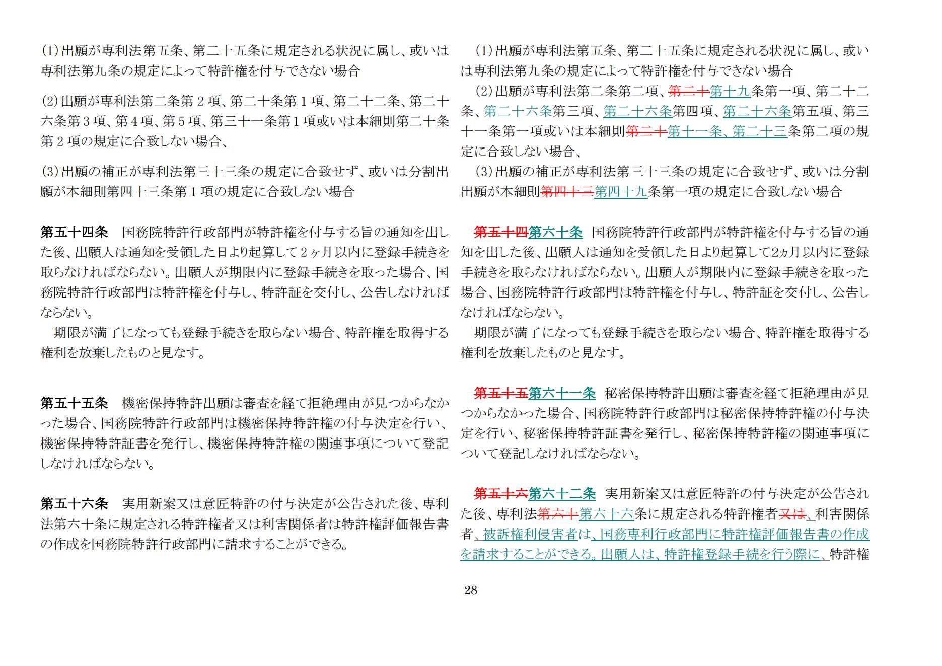 中華人民共和国専利法実施細則（新旧対照表） (2024.1)_27.jpg